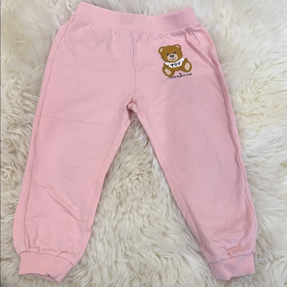Moschino Pink Teddy Bear Kids Joggers 18-24 months